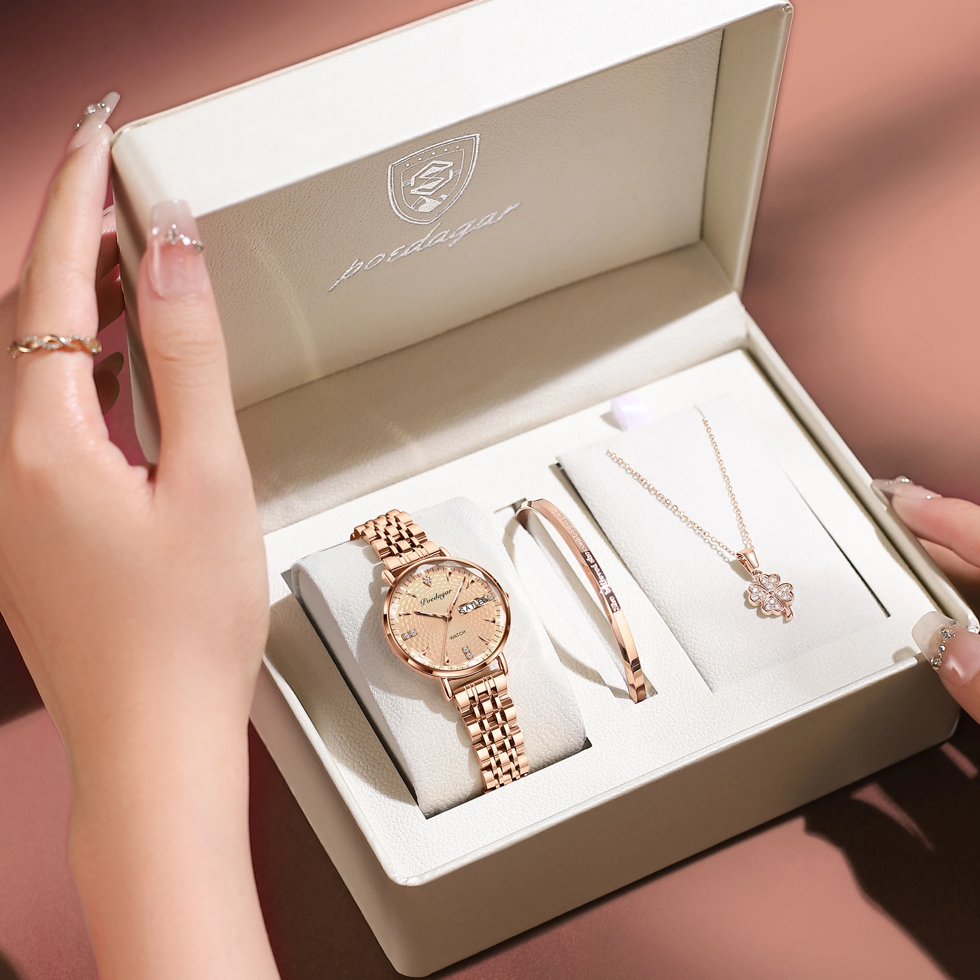 Hi-vin POEDAGAR Luxury Women's Quartz Watch